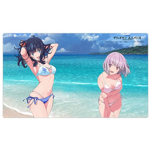 SSSS.GRIDMAN　宝多六花&新条アカネ　スリーブ　プレイマット　未開封 SSSS.GRIDMAN グリッドマン 新条アカネ&宝多六花 スリーブ 未開封