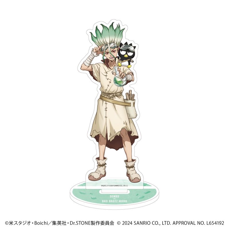 Dr.STONE×サンリオキャラクターズ_アクリルスタンド01/千空×バッドばつ