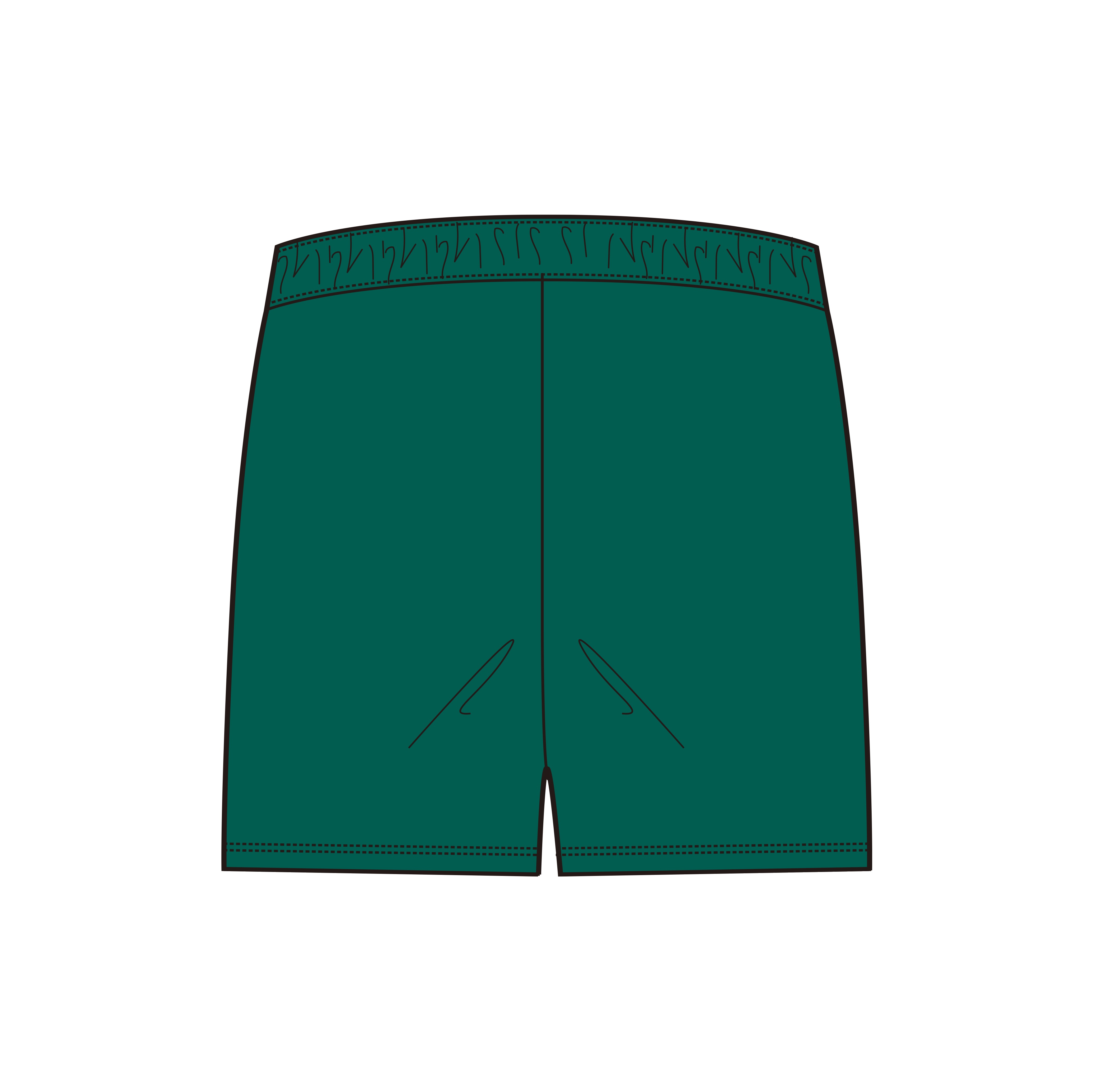 ハイキュー!!_Mサイズ_高校ユニフォーム ハーフパンツ 伊達工業高校