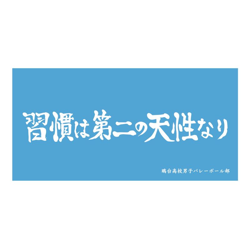 ハイキュー!!_横断幕ビッグタオル 鴎台高校 | ハイキュー!!公式グッズ