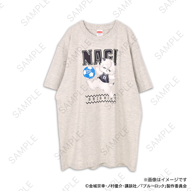 ブルーロック_Ms LUTRAコラボ ゆったりTシャツ(凪 誠士郎