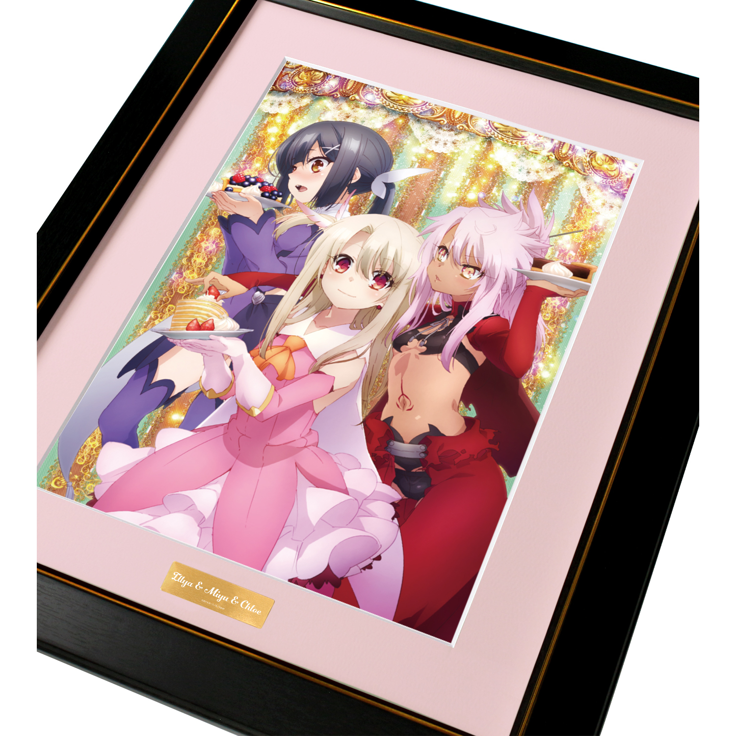 プリズマ☆イリヤ 複製原画 キャラファイングラフ 水着 イリヤ＆美遊＆クロエ プリズマ☆イリヤ複製原画キャラファイングラフ 水着イリヤ＆美遊＆クロエ