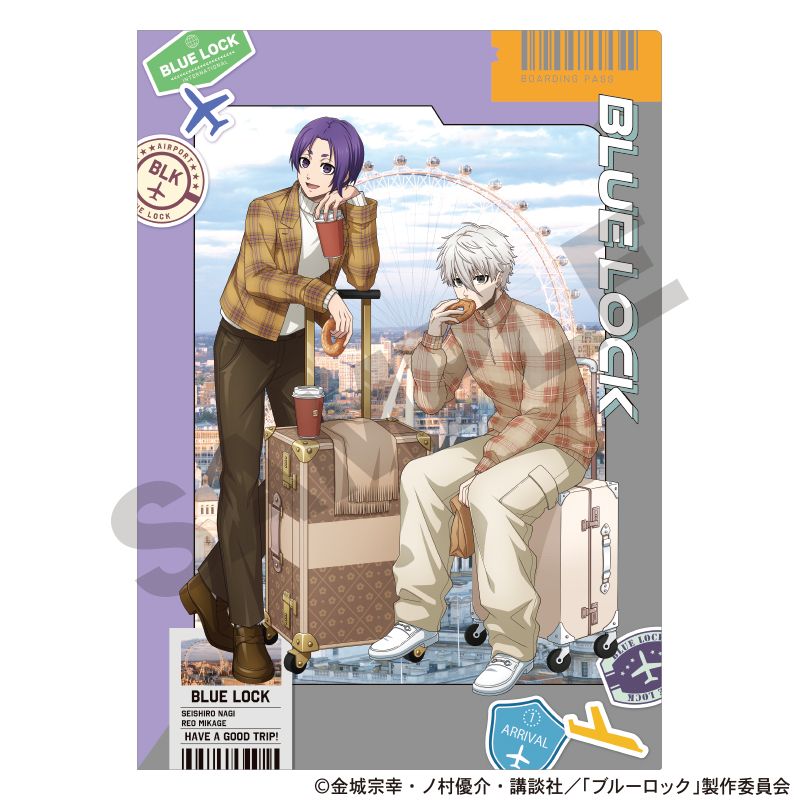 ブルーロック_シングルクリアファイル 凪誠士郎＆御影玲王 旅行