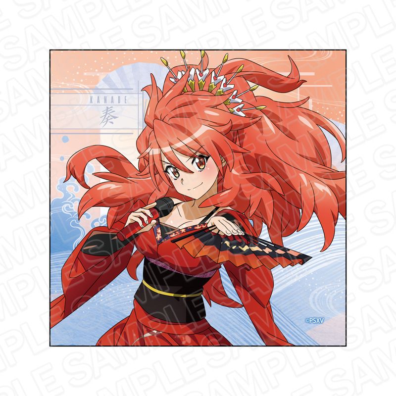 戦姫絶唱シンフォギアXV_マイクロファイバー 天羽 奏 和楽器LIVE ver