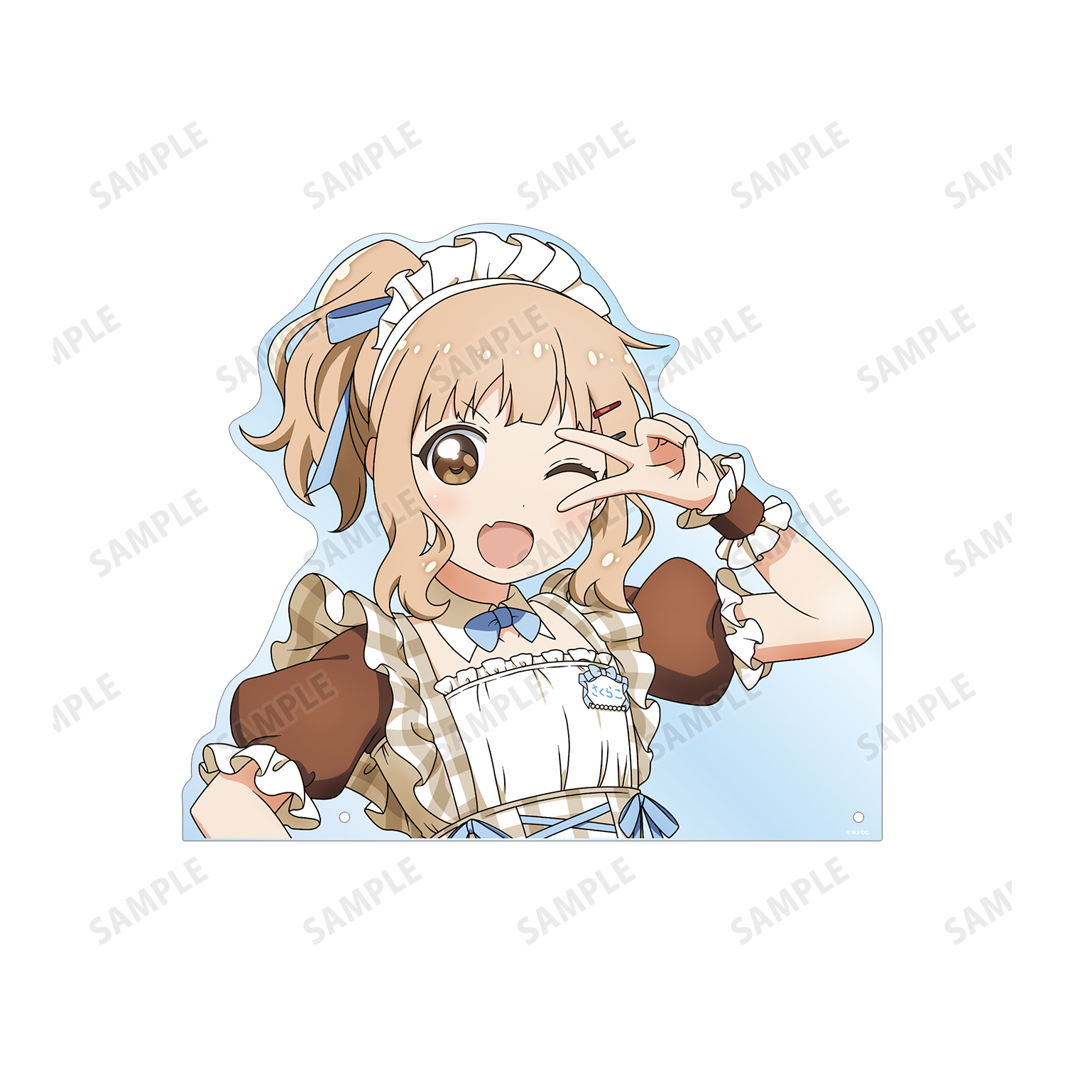大室櫻子　限定特大アクリルスタンド付き　セット 大室家 - アニメ描き下ろし 大室櫻子 メイド衣装ver. 特大