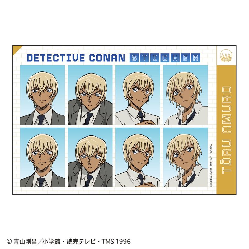 名探偵コナン_証明写真風ステッカー(安室透) | 名探偵コナン公式グッズ