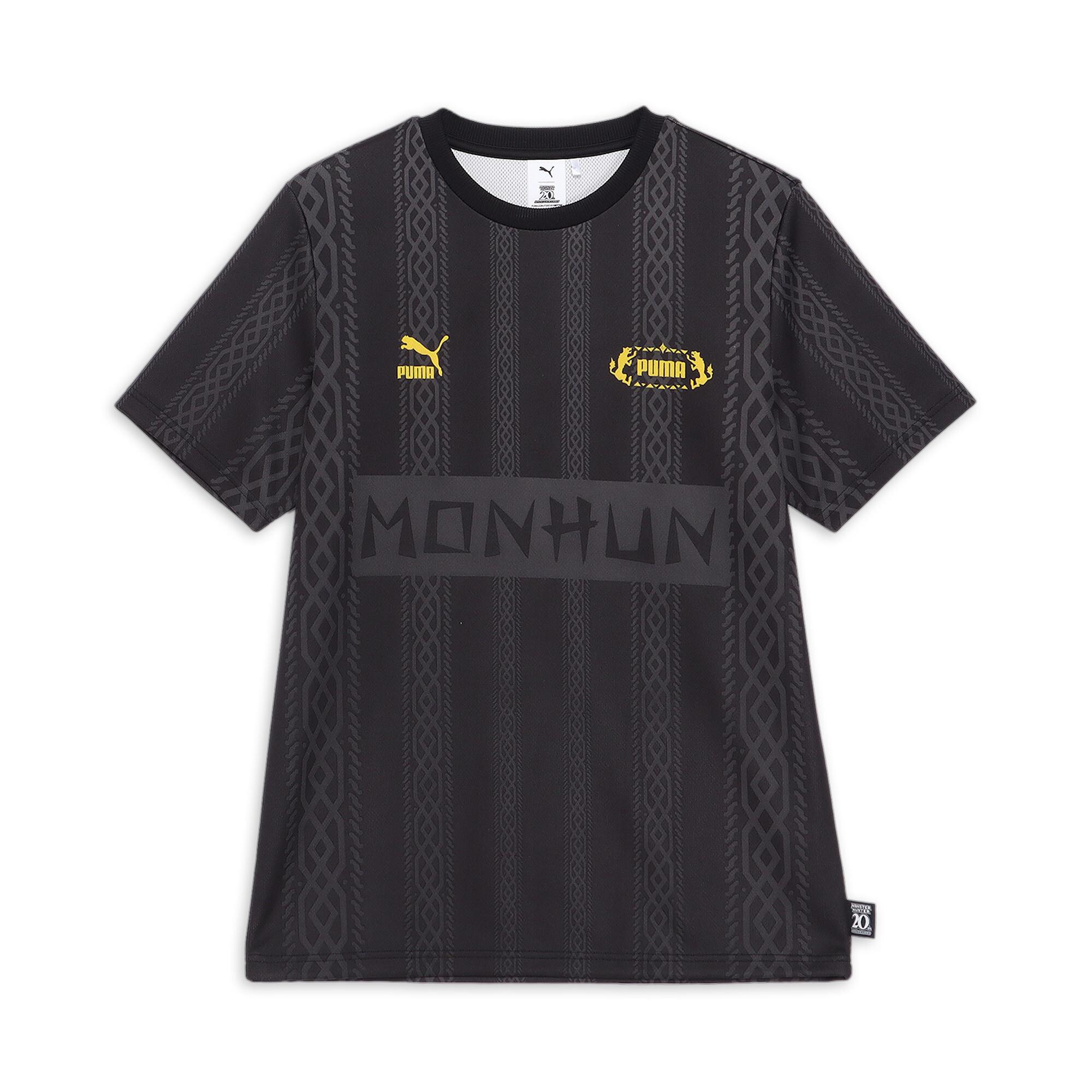 PUMA X MONSTER HUNTER_Mサイズ_FOOTBALL シャツ　プーマ ブラック