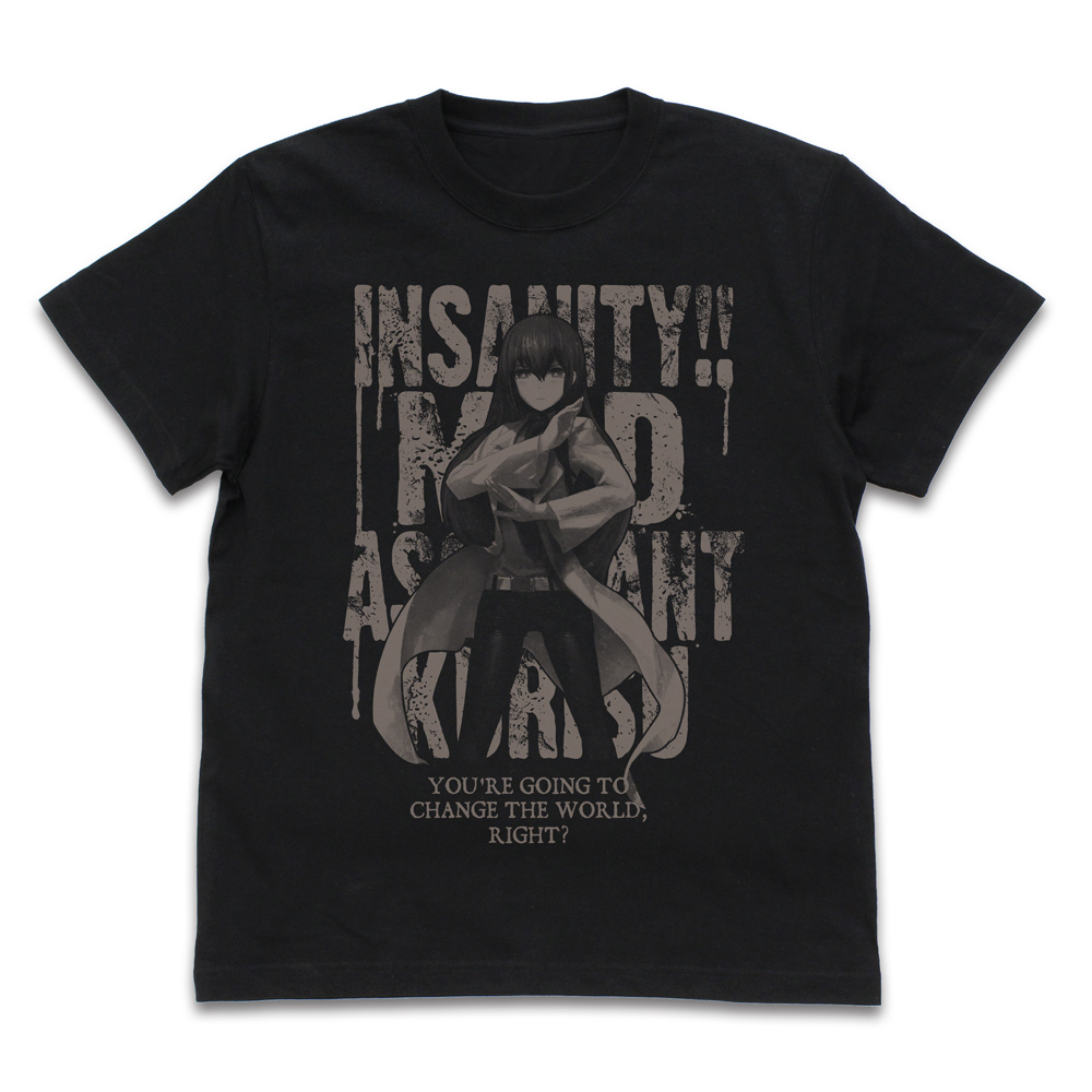 STEINS;GATE_XLサイズ_鳳凰院紅莉栖 Tシャツ/BLACK