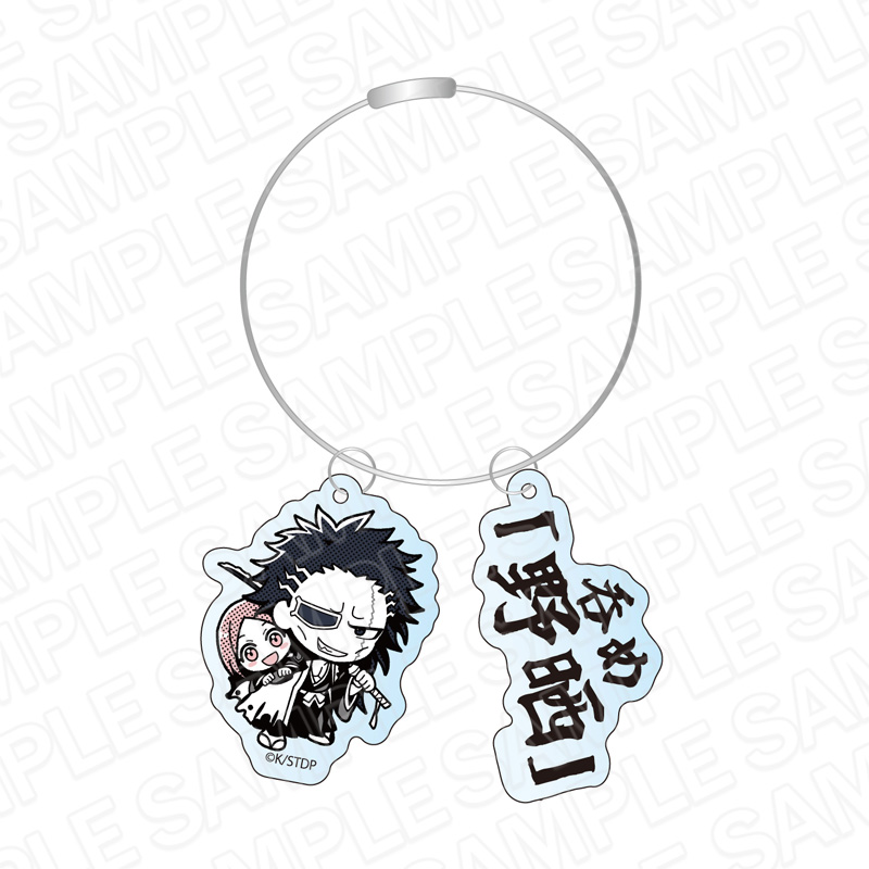 BLEACH ブリーチ 千年血戦篇 セリフ付きワイヤーキーホルダー　更木剣八&草鹿やちる