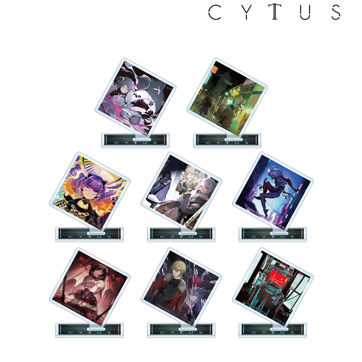 Cytus II_トレーディング 楽曲イラスト アクリルスタンド(単位/BOX)【コンプリートBOX/8個入り】