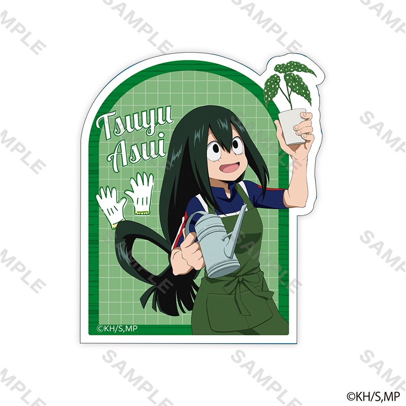 僕のヒーローアカデミア_ステッカー 園芸員 (蛙吹梅雨) | 公式