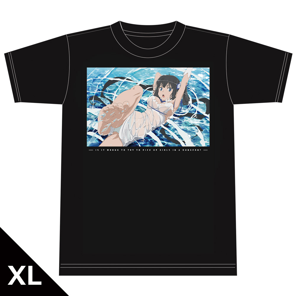 ダンジョンに出会いを求めるのは間違っているだろうか?_XLサイズ_Tシャツ ヘスティア