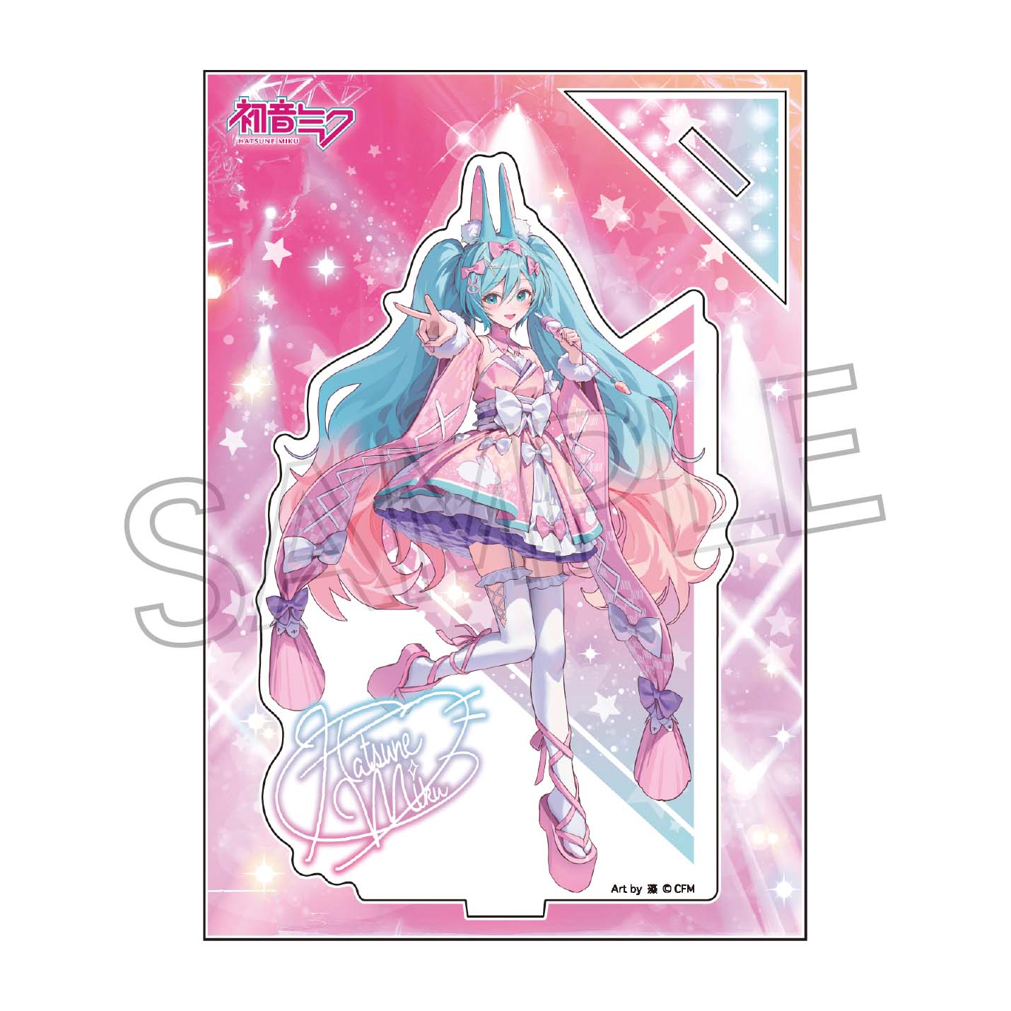 初音ミク_Mサイズ_あやかしステージ アクリルスタンド 玉兎(ぎょくと