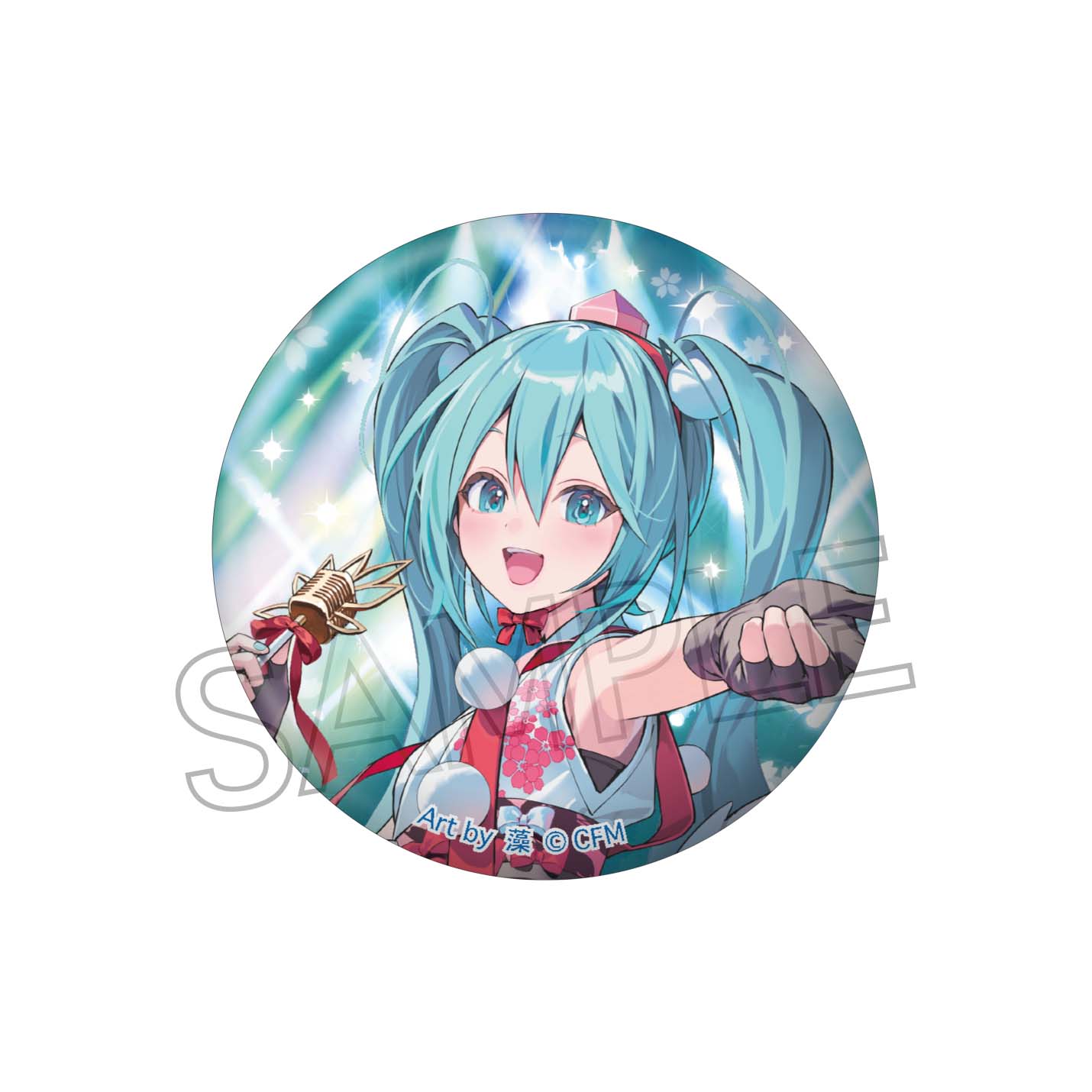 初音ミク はつねミク_あやかしステージ BIG缶バッジ 鴉天狗(からすてんぐ)