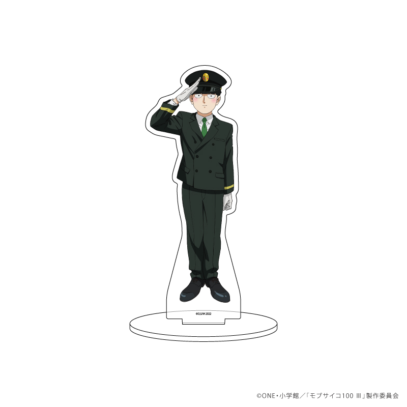 モブサイコ100 ?_アクリルスタンド20/影山 茂夫 駅員風ver.(描き下ろしイラスト)