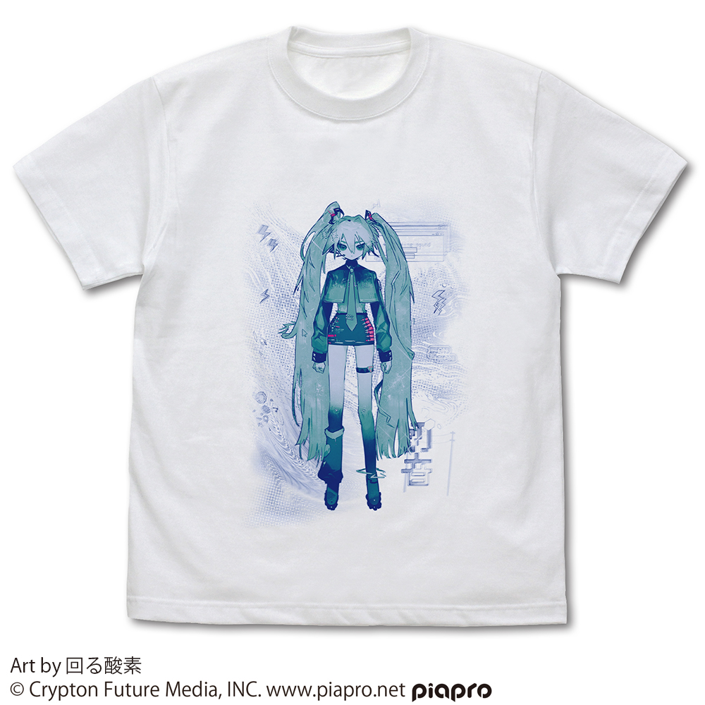 初音ミク シリーズ_XLサイズ_Tシャツ 回る酸素 Ver./WHITE