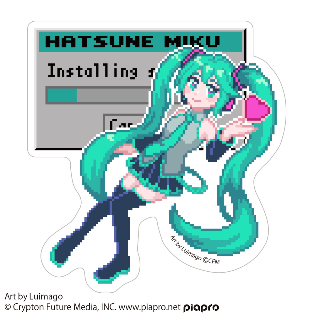 初音ミク シリーズ_屋外対応ステッカー Luimago Ver.