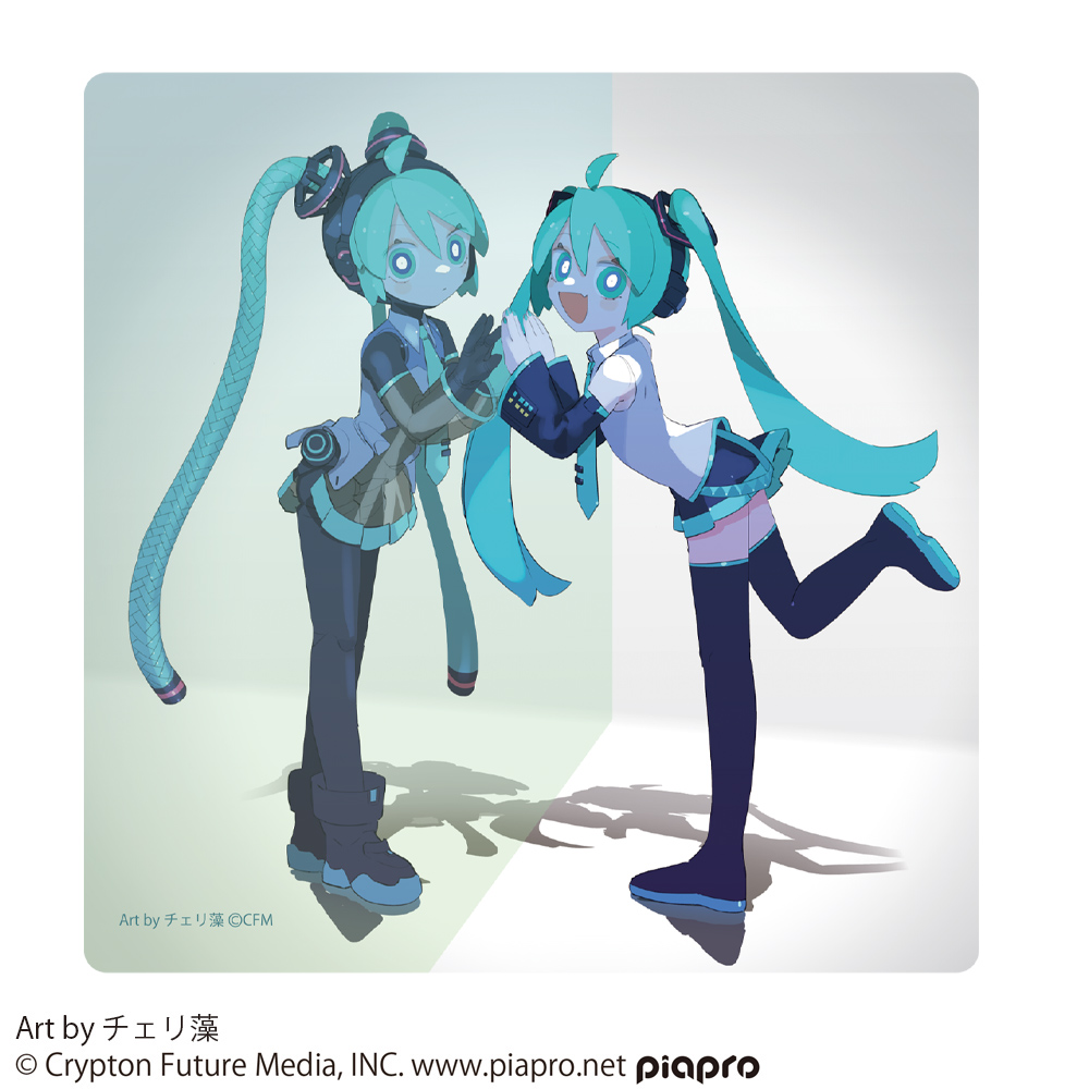 初音ミク シリーズ_屋外対応ステッカー チェリ藻 Ver.