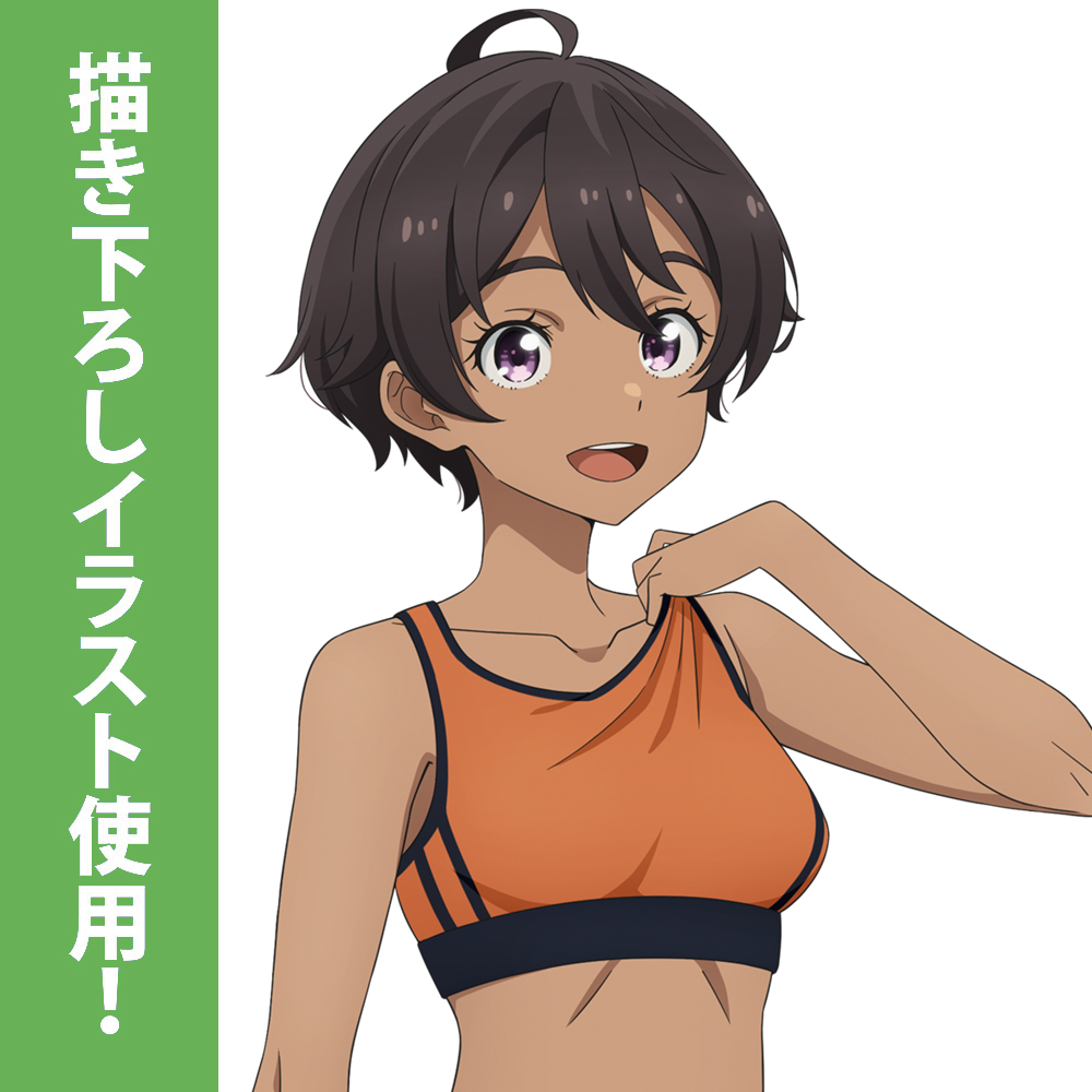 負けヒロインが多すぎる!_描き下ろし 焼塩檸檬 65mm缶バッジ