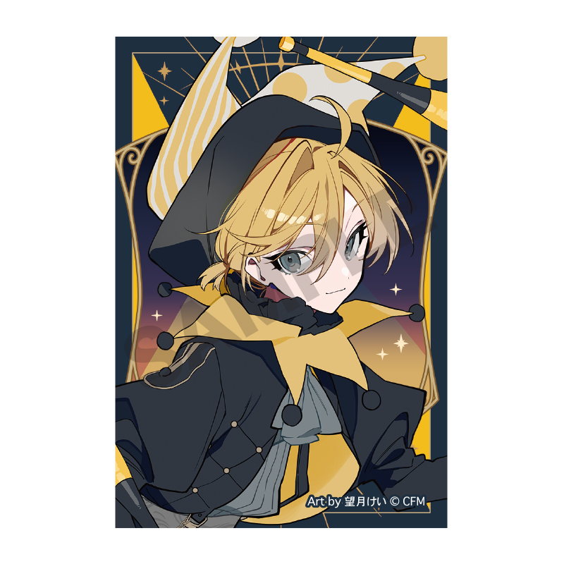 初音ミク_缶マグネット　鏡音レン　ブラックサーカス