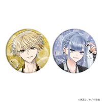 星屑の王子様_缶バッジ2個セット01/源リキヤ&天使レイ 浴衣ver.(描き