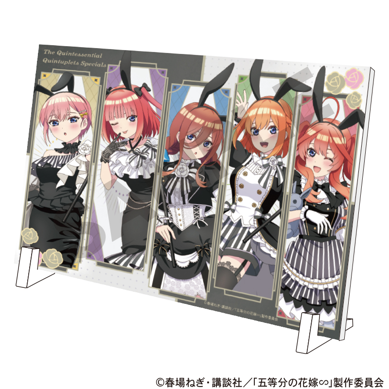 五等分の花嫁_アクリルパネル　モノクロバニードレス