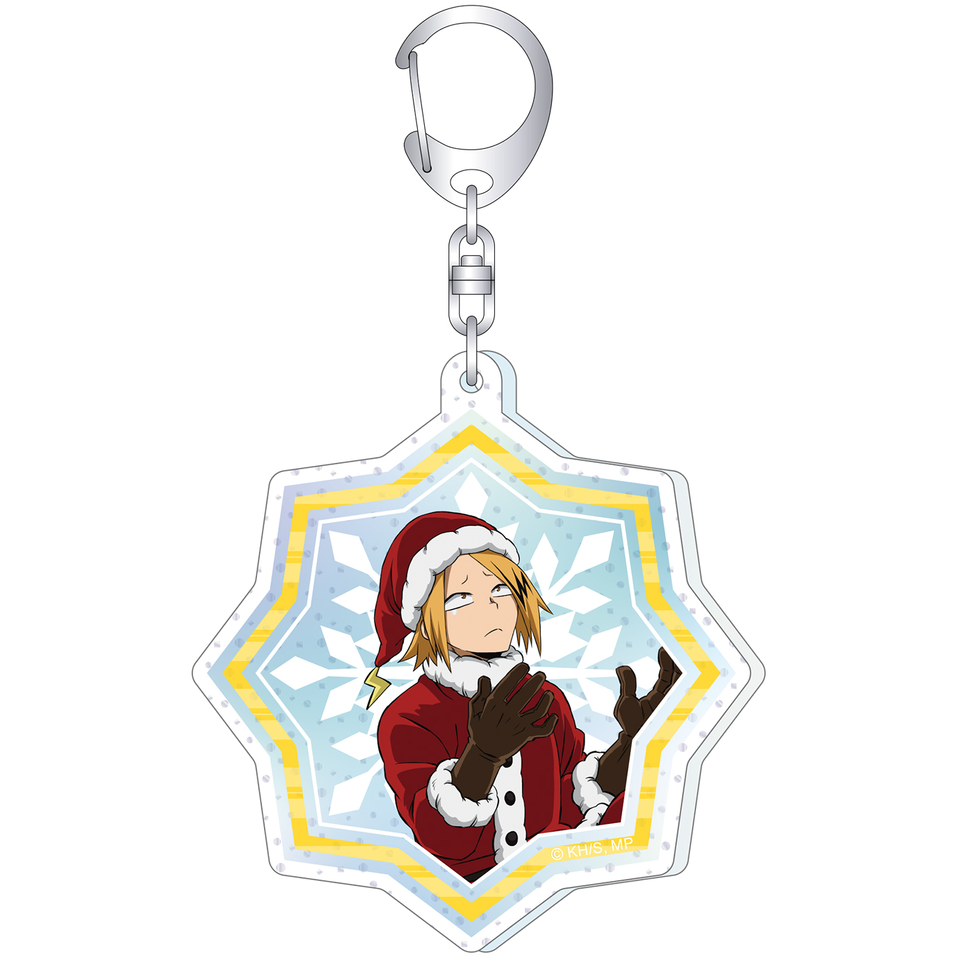 僕のヒーローアカデミア_ラメ入りアクリルキーホルダー／上鳴 電気