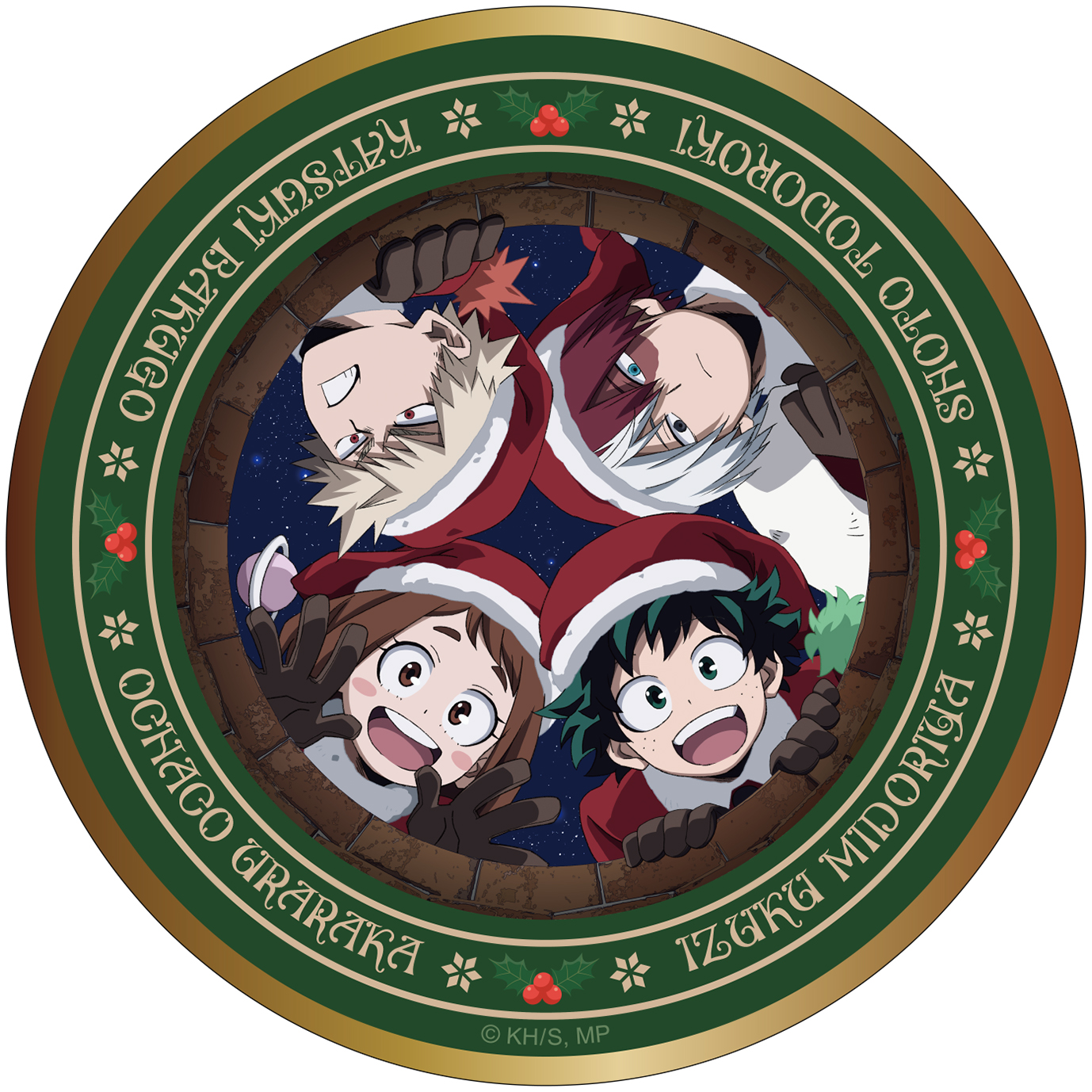 僕のヒーローアカデミア サークルタオル /クリスマス | j-hobby