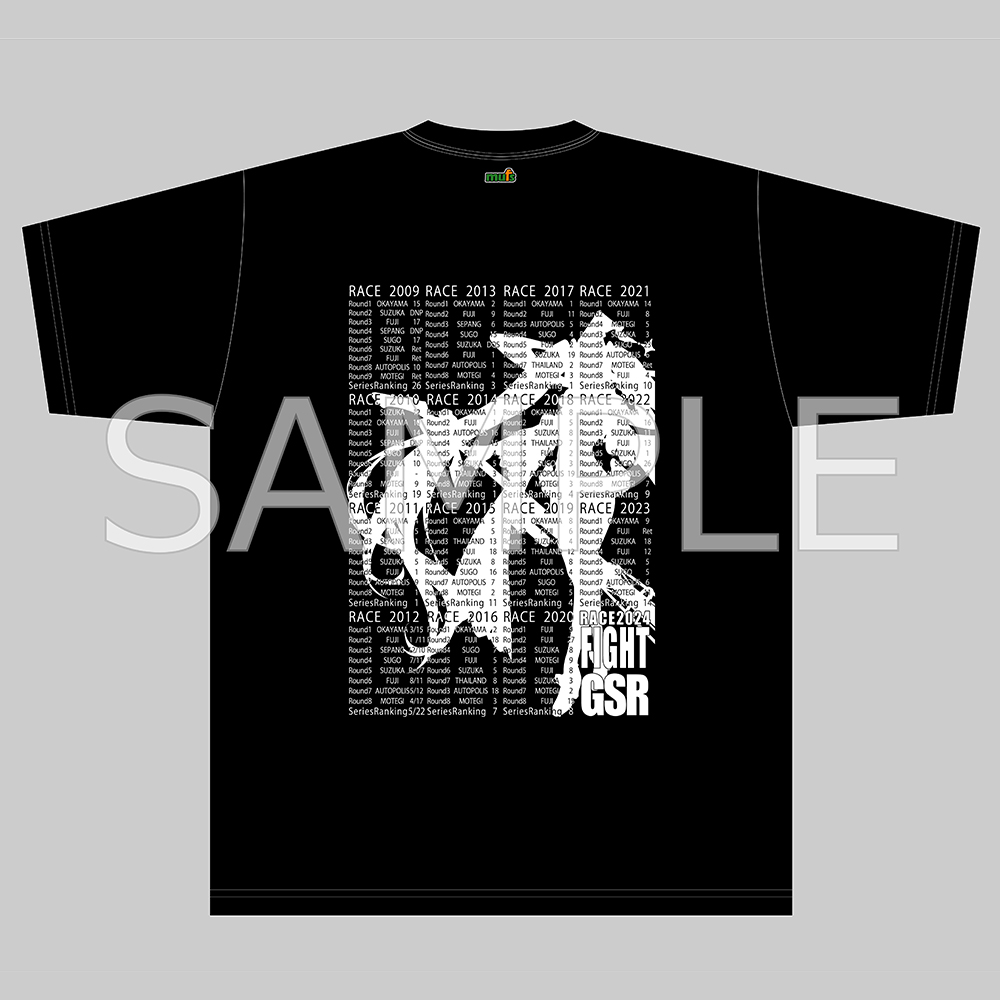 レーシングミク2024Ver. ねんどろいどぷらす Tシャツ ブラック　 レーシングミク 2024 JCL TEAM UKYO応援Ver. ドライTシャツ