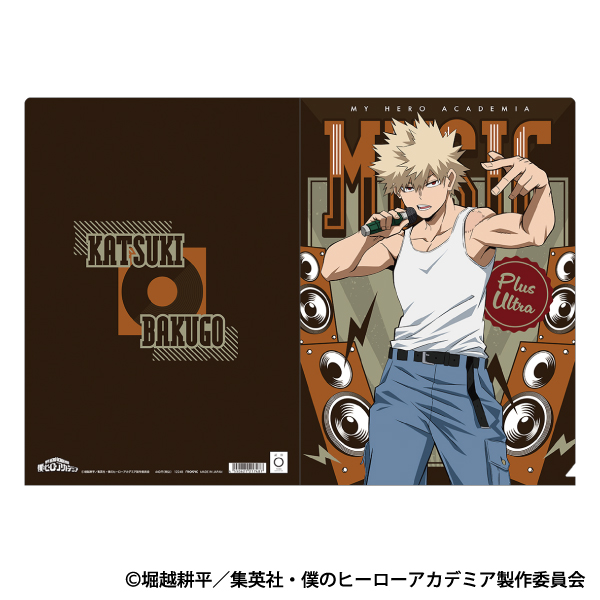僕のヒーローアカデミア ヒロアカ_クリアファイル／爆豪 勝己 U.A.BEATBOXER