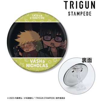 TRIGUN 原画展　トライガン　ヴァッシュ　缶バッジ 予約】TRIGUN STAMPEDE トレーディング缶バッジ SALOON Ver