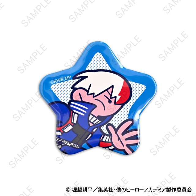 僕のヒーローアカデミア_星型缶バッジ(轟焦凍)