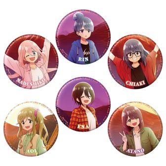 ゆるキャン△ ⭐︎リン・千明⭐︎ セガカフェ　まんがタイムきらら　ドでか缶バッジ ゆるキャン△公式グッズ通販 | colleize（コレイズ）