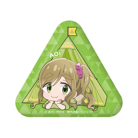 ゆるキャン△ SEASON3_トレーディング三角缶バッジ