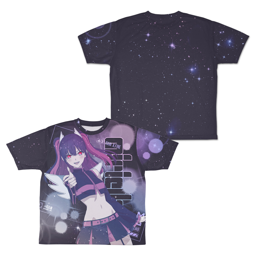 2.5次元の誘惑_XLサイズ_ミリエラ 両面フルグラフィックTシャツ