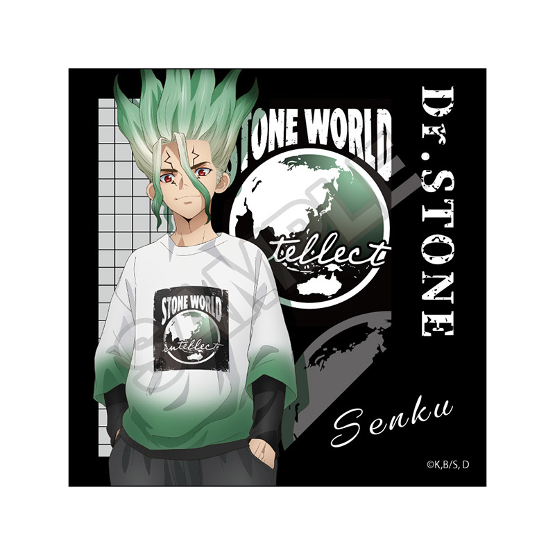 Dr.STONE_Monotone Street ステッカー 石神千空