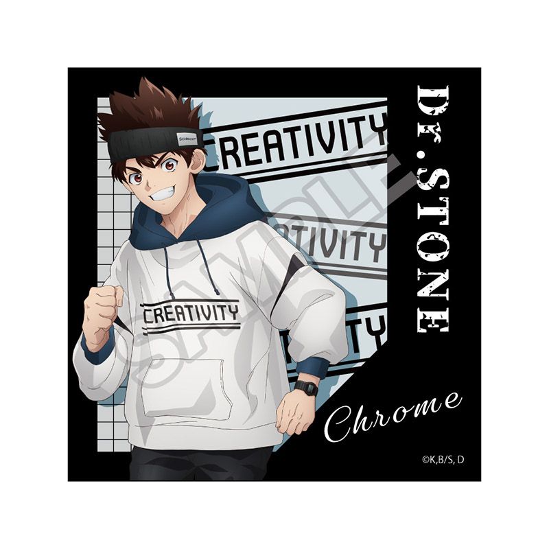 Dr.STONE_Monotone Street ステッカー クロム | Dr.STONE（ドクター