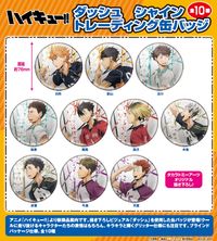 ハイキュー!!_ダッシュ シャイン トレーディング缶バッジ【BOX／10個