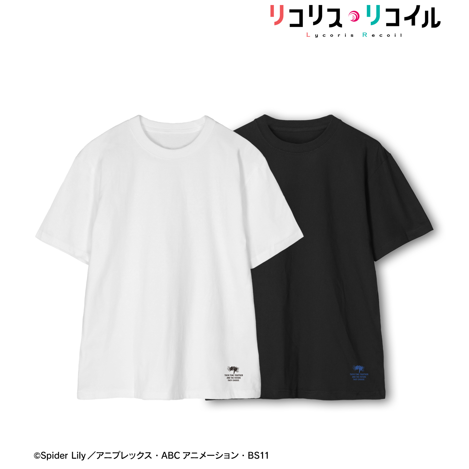 リコリス・リコイル_Sサイズ_井ノ上たきな パックTシャツ2Pセットメンズ