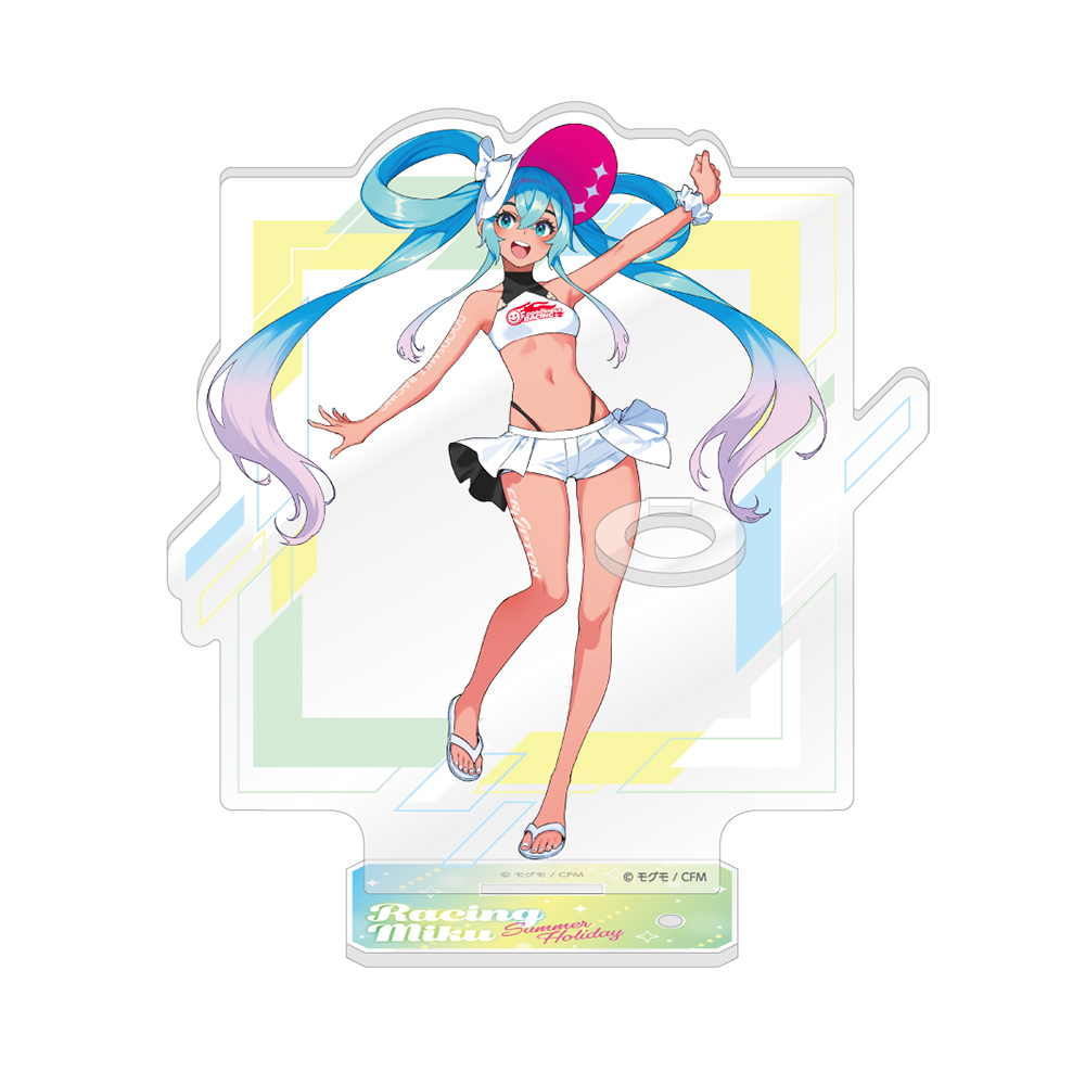 初音ミク GTプロジェクト_レーシングミク 2024 Summer Holiday Ver. アクリルペンスタンド