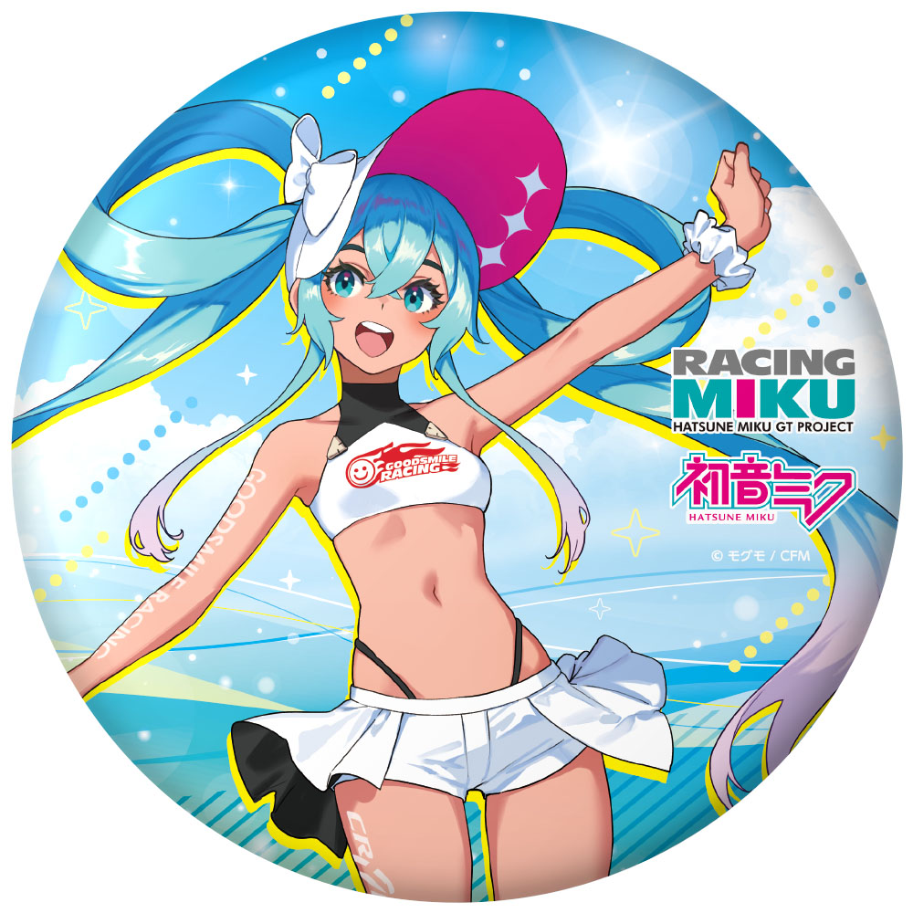 初音ミク GTプロジェクト_レーシングミク 2024 Summer Holiday Ver. BIG缶バッジ