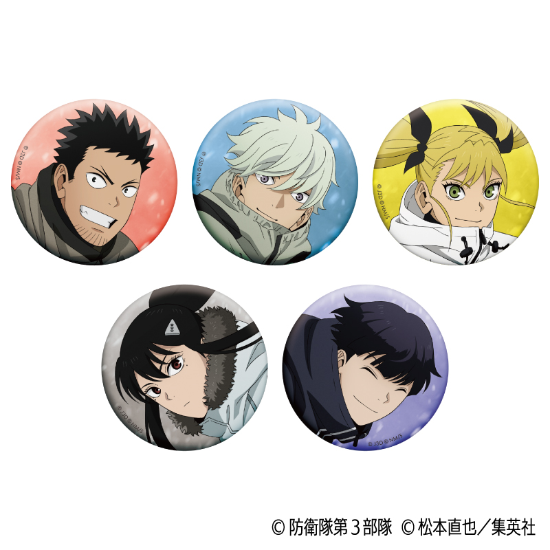 怪獣８号_キャラバッジコレクション 【BOX／5パック入り】