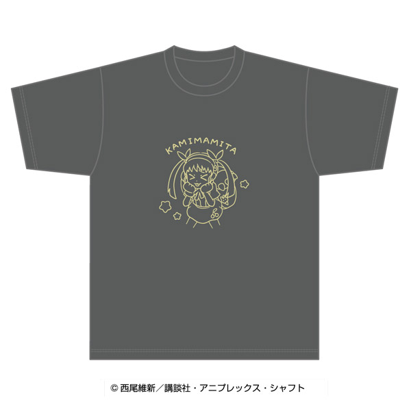 物語シリーズ_ゆるいらすとTシャツ 2 かみまみた