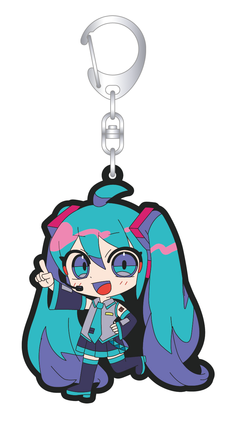 初音ミク レーシングミク 2014 缶バッジキーホルダー フィギュア