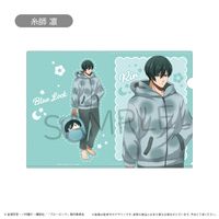 ブルーロック_クリアファイル くるみパジャマver. 糸師 凛 | ブルー