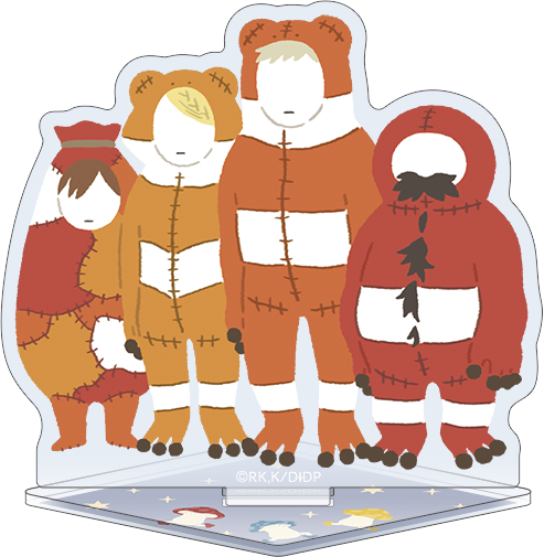 ダンジョン飯_アクリルスタンド／ゆるパレット カエルスーツ&歩き茸