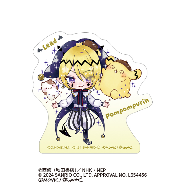 魔入りました！入間くん×サンリオキャラクターズ_ステッカー/リード×ポムポムプリン<DOLLY MIX（どーりーみっくす）>