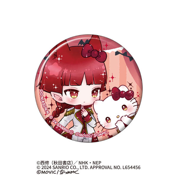 魔入りました！入間くん　オペラ　キティ　缶バッジ　DOLLY MIX 魔入りました入間くん サンリオコラボ オペラさん ハローキティ