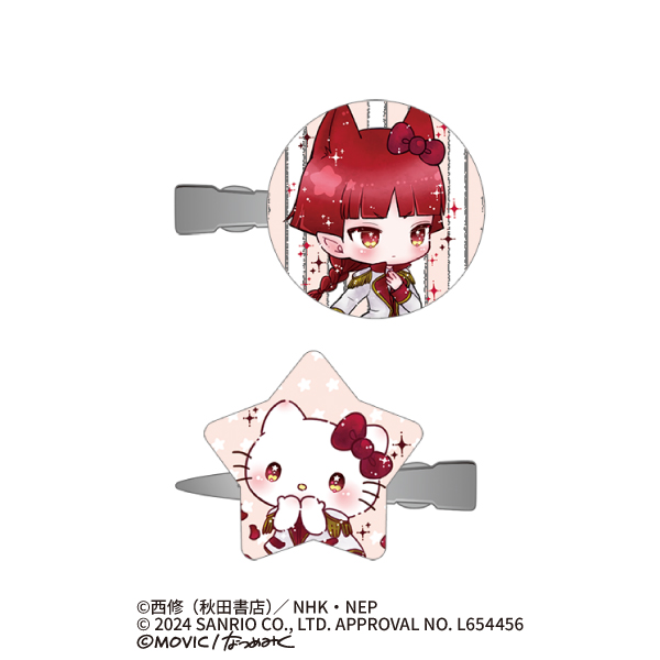 魔入りました！入間くん まいりました入間くん 魔入間×サンリオキャラクターズ_前髪クリップセット/オペラ×ハローキティ<DOLLY MIX（どーりーみっくす）>