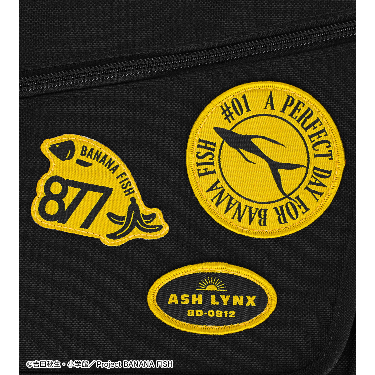 BANANA FISH_ステッカーデザイン風コーデュラナイロンメッセンジャー